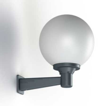 Wand Kugelleuchte mit Bewegungsmelder