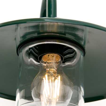 grüne Außenlampe