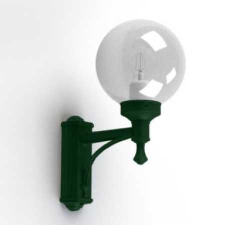 grüne Kugel-Wandleuchte