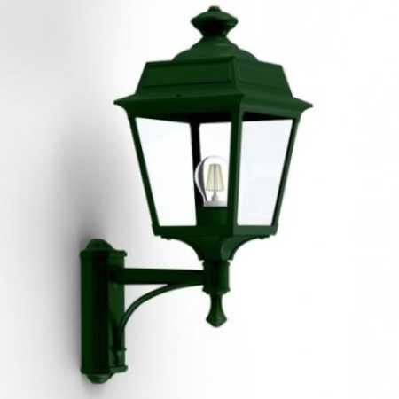 grüne Ecklampe außen