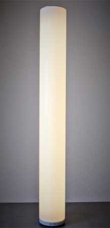 Weiße Gartenleuchte 162cm