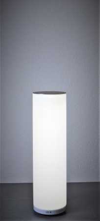 Weiße Gartenleuchte