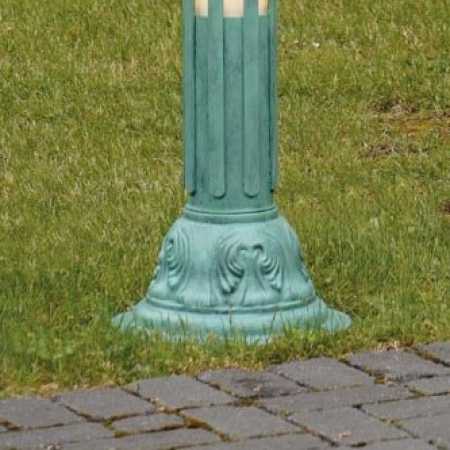 Gartenbeleuchtung grün antik