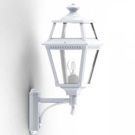 Design Wandlaterne mit Echtglas