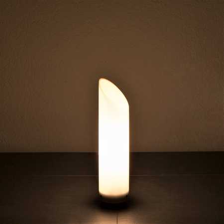 Weiße Gartenleuchte 40cm