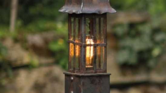 exklusive Gartenleuchte 167cm