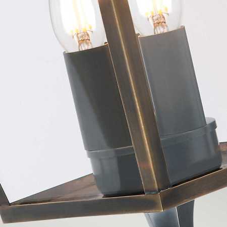 Wandlaterne Messing antik