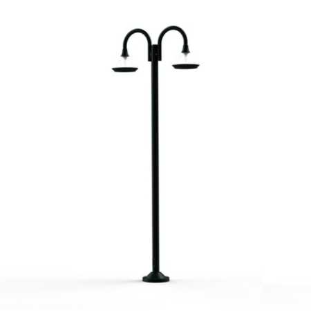 mediterrane Gartenbeleuchtung 2-flammig