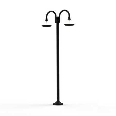 mediterrane Gartenbeleuchtung 2-flammig