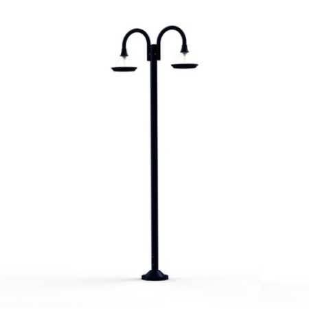 mediterrane Gartenbeleuchtung 2-flammig