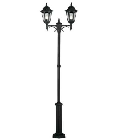 rustikale Gartenbeleuchtung 2-flammig