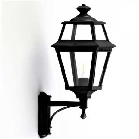 Design Wandlaterne mit Echtglas