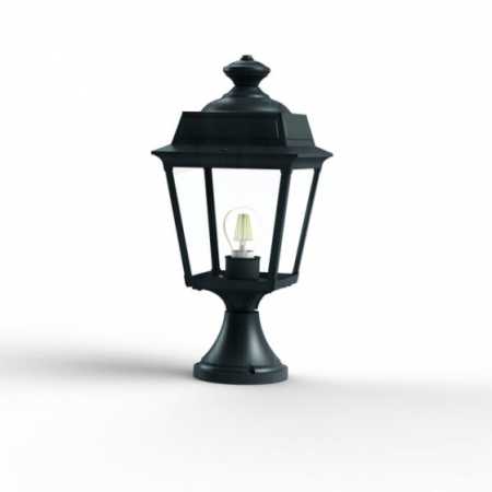 grüne Sockelleuchte klassisch