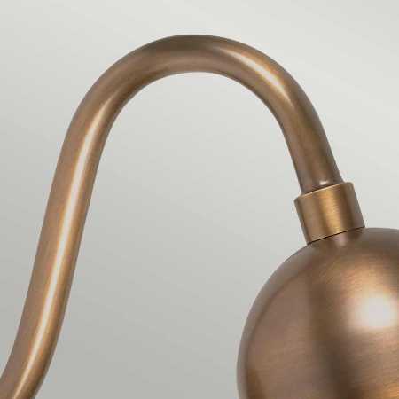 Messing Wandleuchte antik