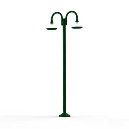 mediterrane Gartenbeleuchtung 2-flammig