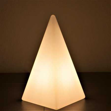 Weiße Gartenbeleuchtung 54cm