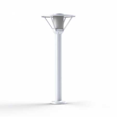 weiße Außenleuchte maritim