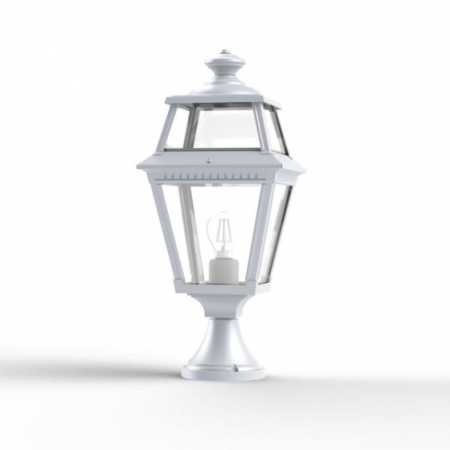 Design Sockelleuchte mit Echtglas