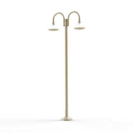 mediterrane Gartenbeleuchtung 2-flammig