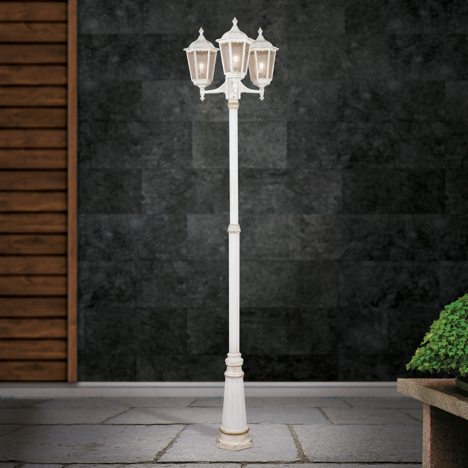 Philadelphia 1-flammige Außen-Wandleuchte – Wandlaterne In Bronze, Für Terrasse & Garten