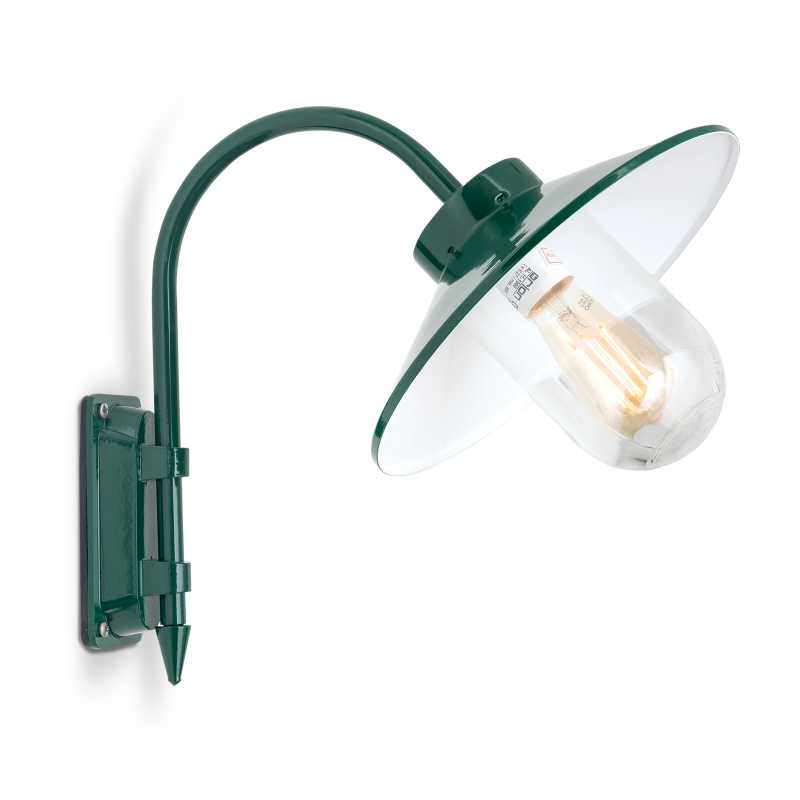 Garten Hoflampe grün