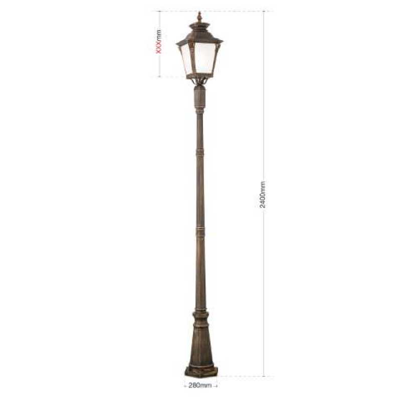 Mastleuchte 256cm