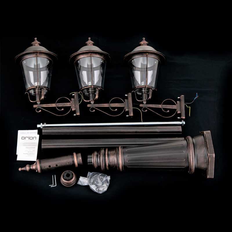 Gartenleuchte 3-flammig