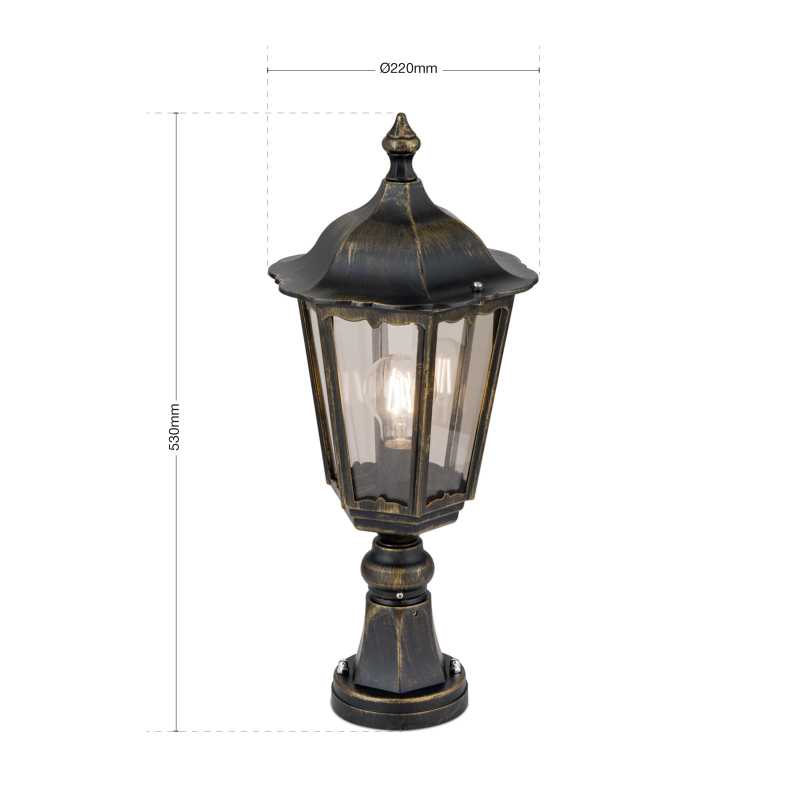 Gartenlaterne antik 53cm