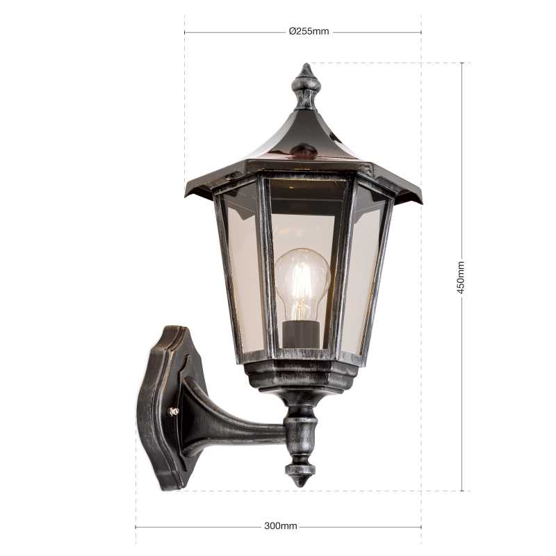 Wandleuchte antik 45cm