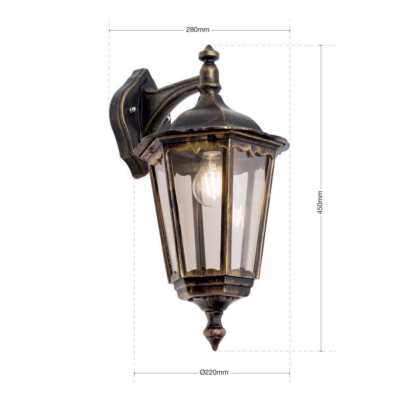 Außenwandlampe rustikal