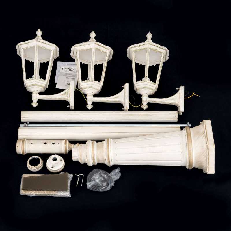 Gartenlaterne 3-flammig