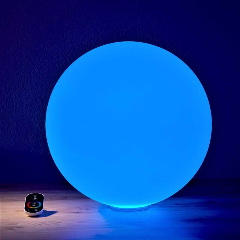 Akku-Gartenleuchte farbig