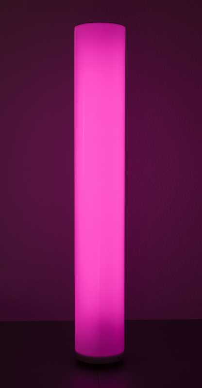 Weiße Gartenleuchte 162cm