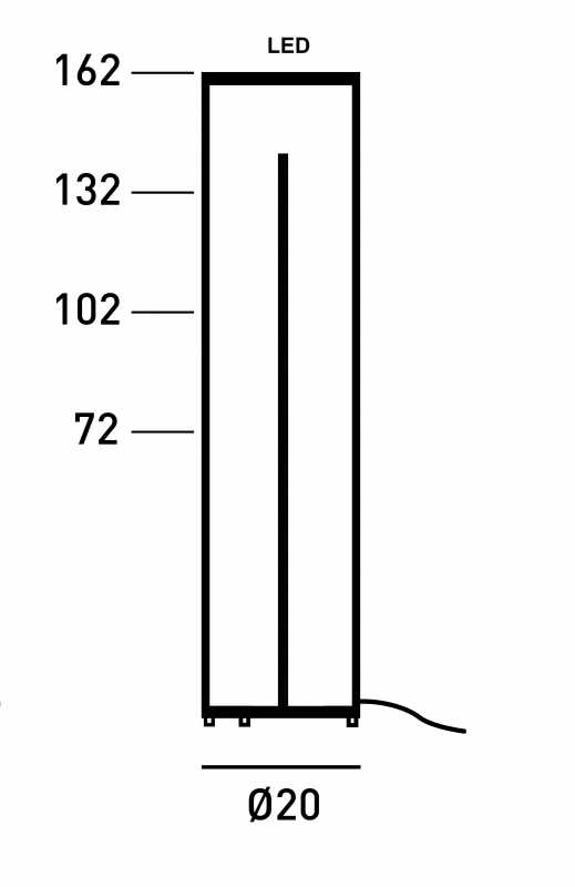 LED-Wegeleuchte Garten