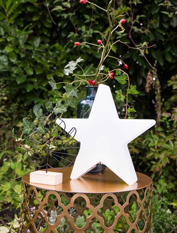 Weihnachtsbeleuchtung Solar-Stern 60cm