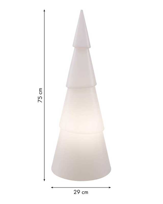 Weihnachtsbeleuchtung Design-Baum 75cm