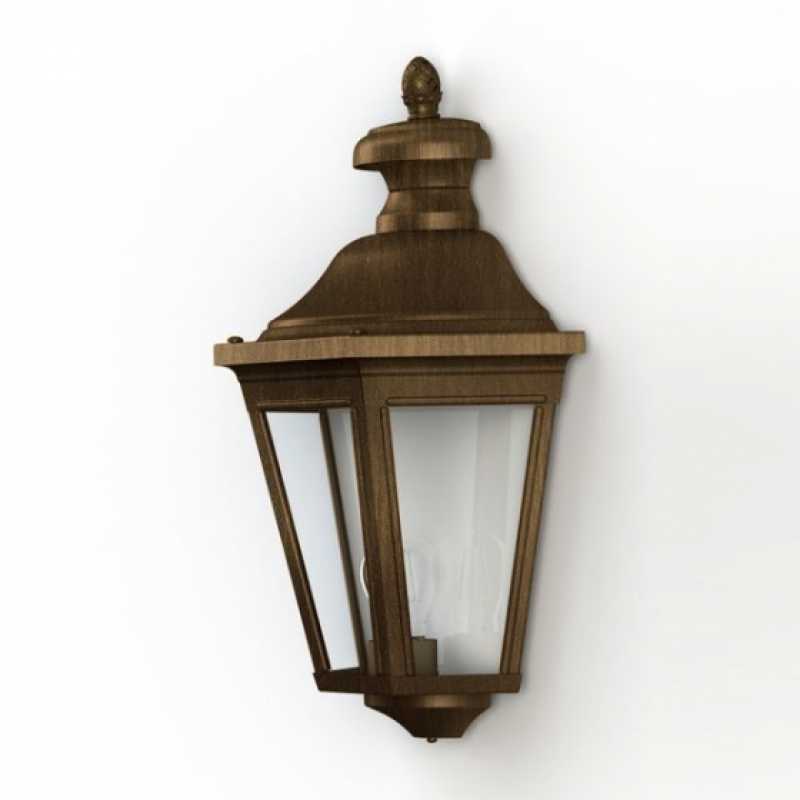 Wandlaterne mit Glas