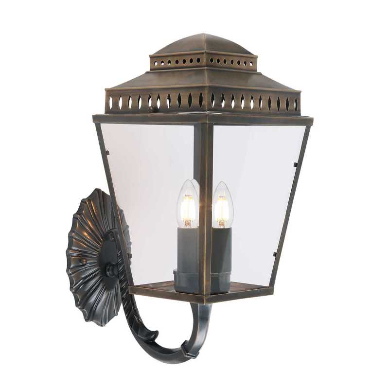 Wandlaterne Messing antik