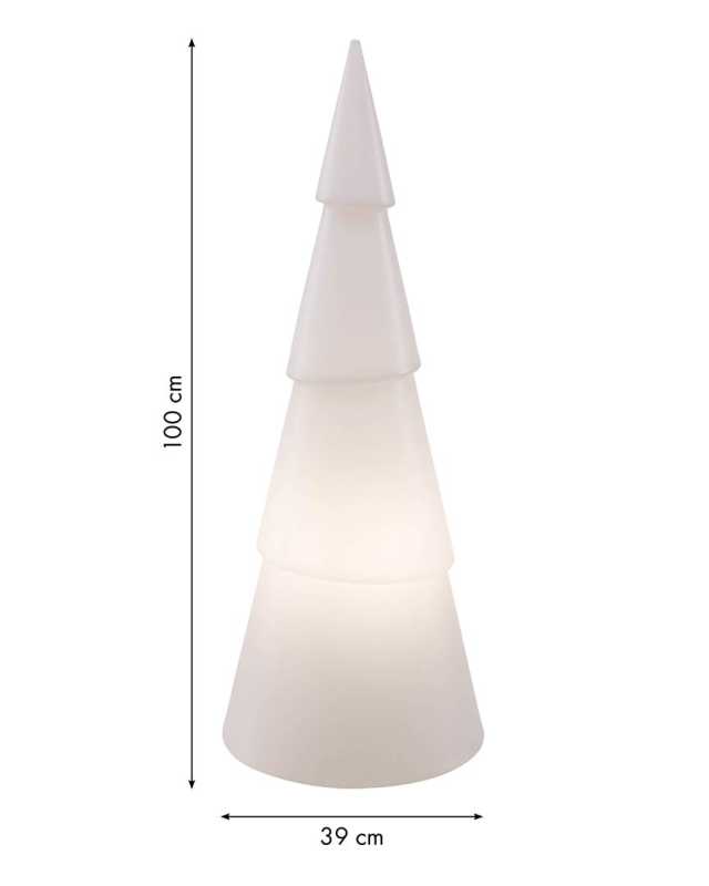 farbige Weihnachtsbeleuchtung Design-Baum