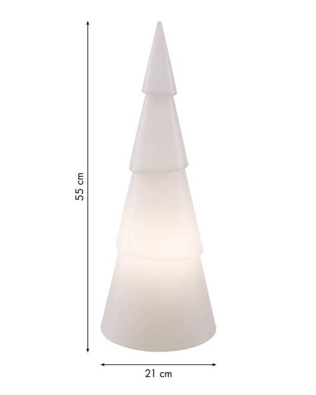 Weihnachtsbeleuchtung Solar-Baum 100cm