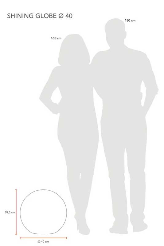 Gartenbeleuchtung mit Akku 40cm