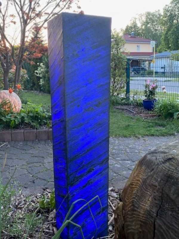 außergewöhnliche Gartenleuchte 70cm