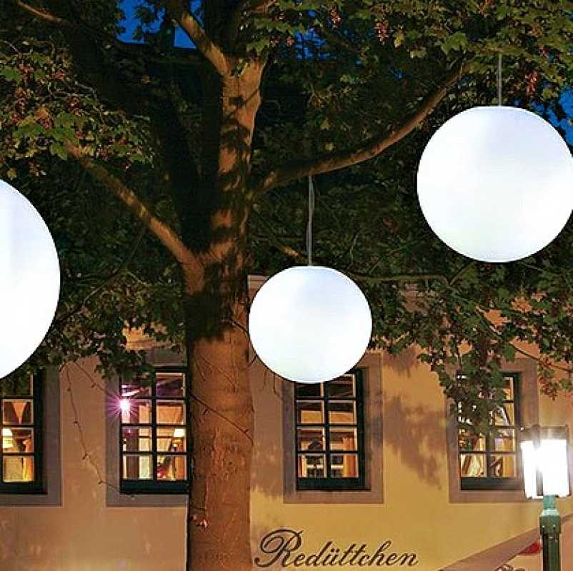 Kugel Hängeleuchte Garten