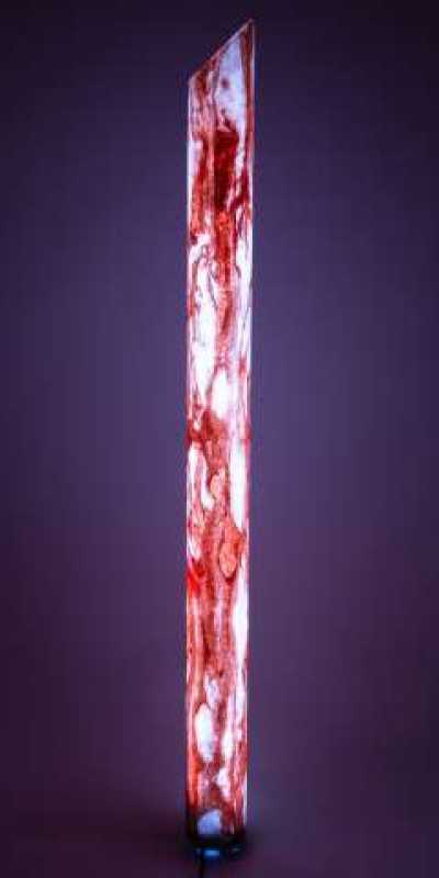 außergewöhnliche Gartenleuchte 110cm