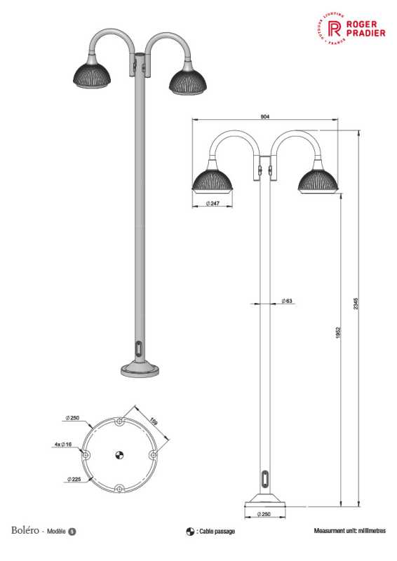 mediterrane Gartenbeleuchtung 2-flammig