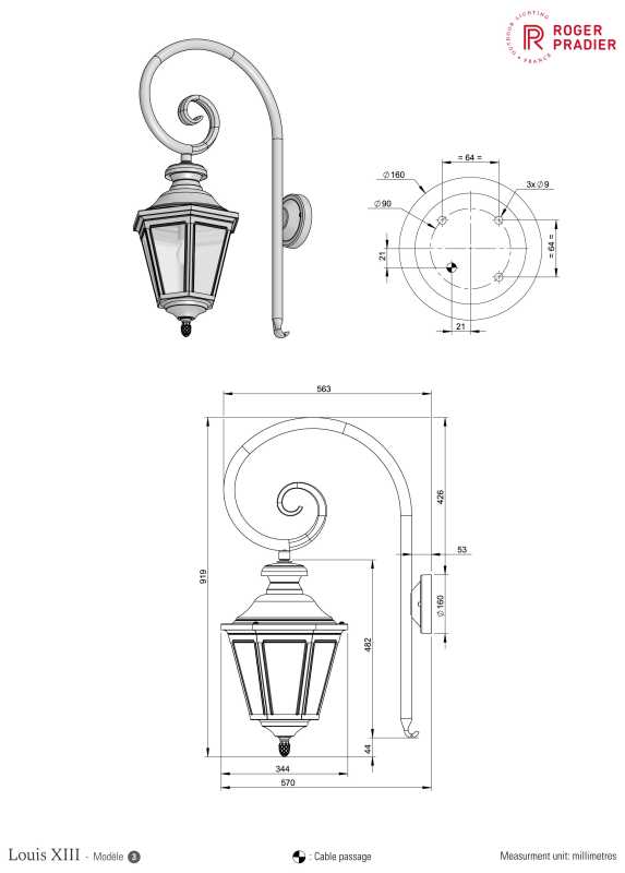historische Wandlaterne