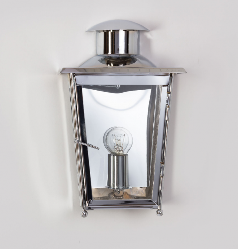 Moderne Wandlaterne Nickel