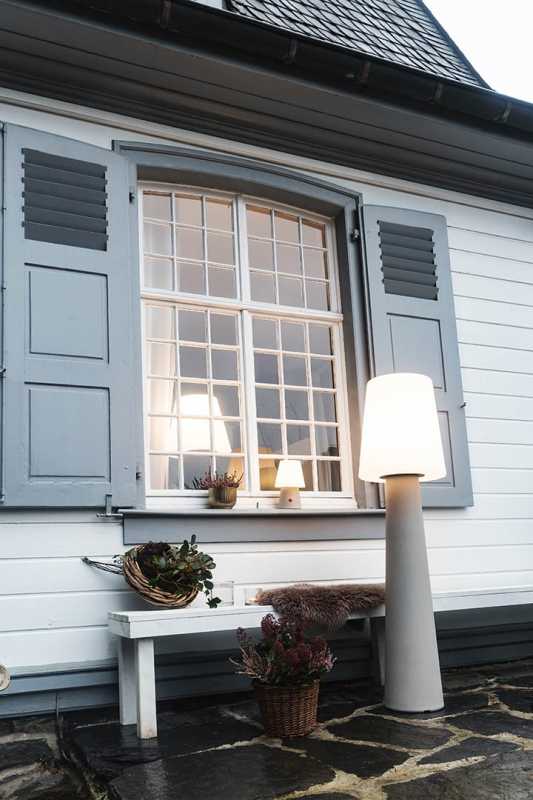 Garten-Stehleuchte anthrazit