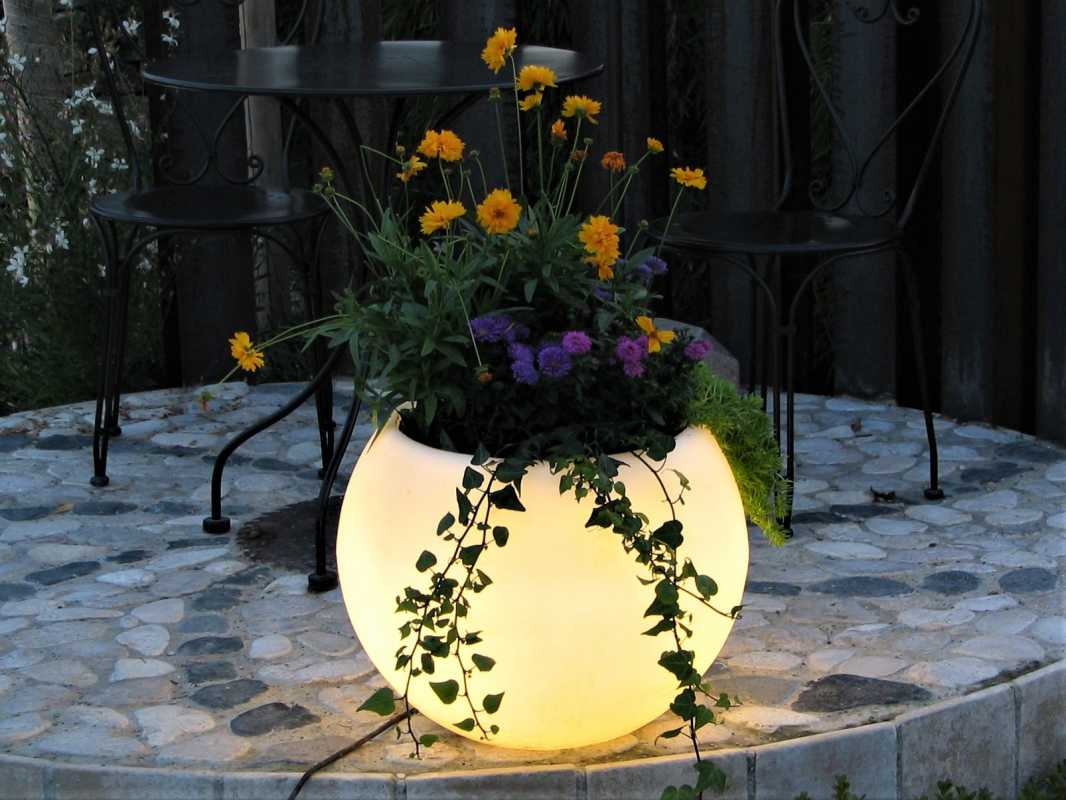 Blumenkübel Terrasse