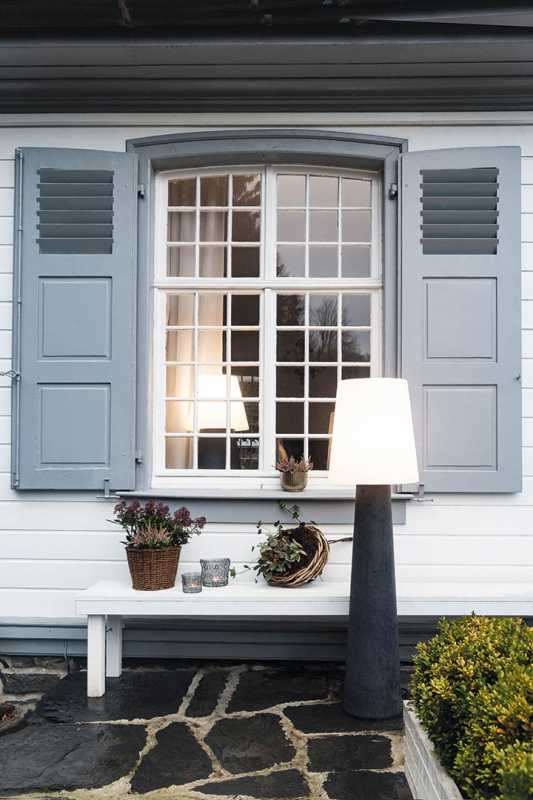 Garten-Stehleuchte anthrazit